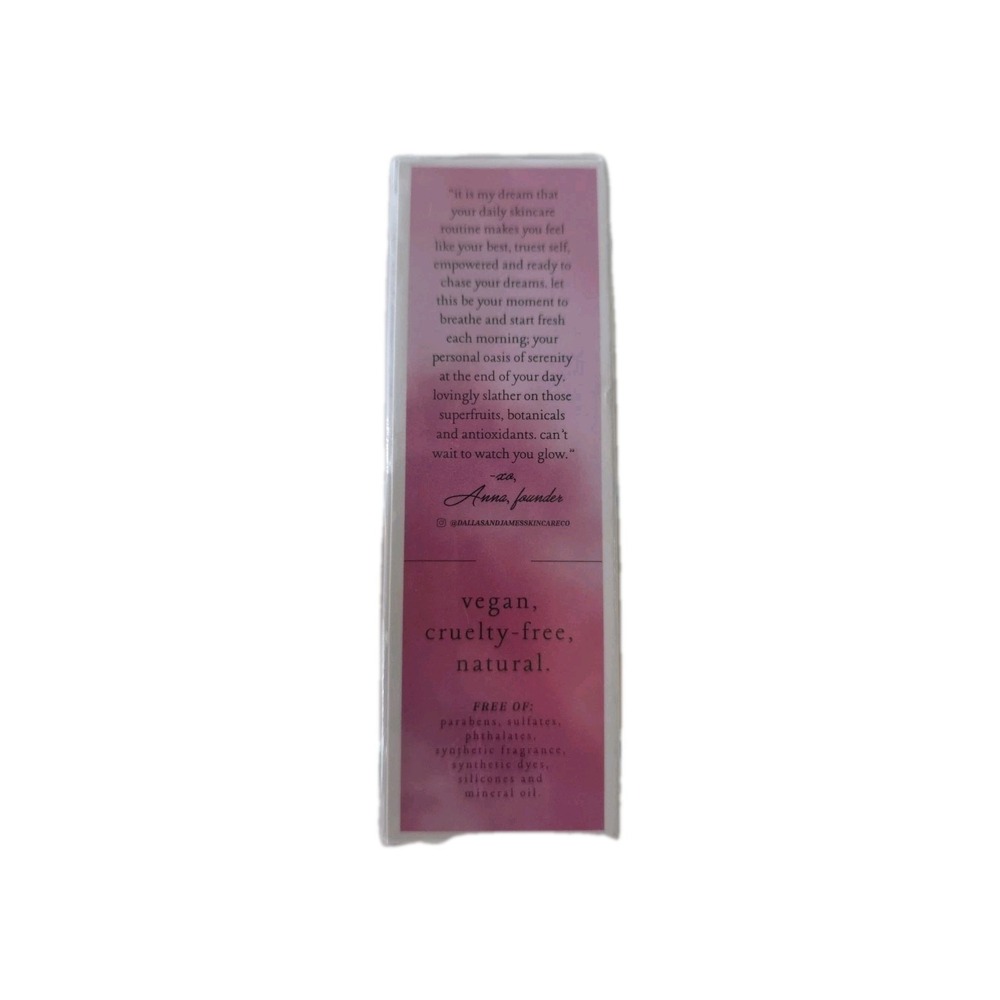 Dallas & James Watermelon Dream Overnight Retinol Oil w Cloudberry 1 Oz. NEW - Picture 4 of 5